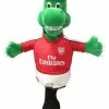 Premier Licencensing Official Arsenal FC Gunnersaurus Golf Driver Headcover -Golf Equipment Sales 2023 official arsenal fc gunnersaurus golf driver headcover 8195 p