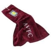 Premier Licencensing Official Aston Villa FC Tri Fold Golf Bag Towel