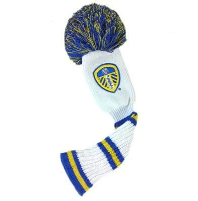 Official Leeds United FC Pompom Driver Headcover 3 Official Leeds United FC Pompom Driver Headcover